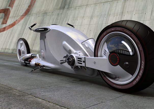 Bugatti startos concept motorcycle by Delussu Bruno